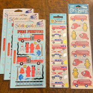 Fire Truck Stickers